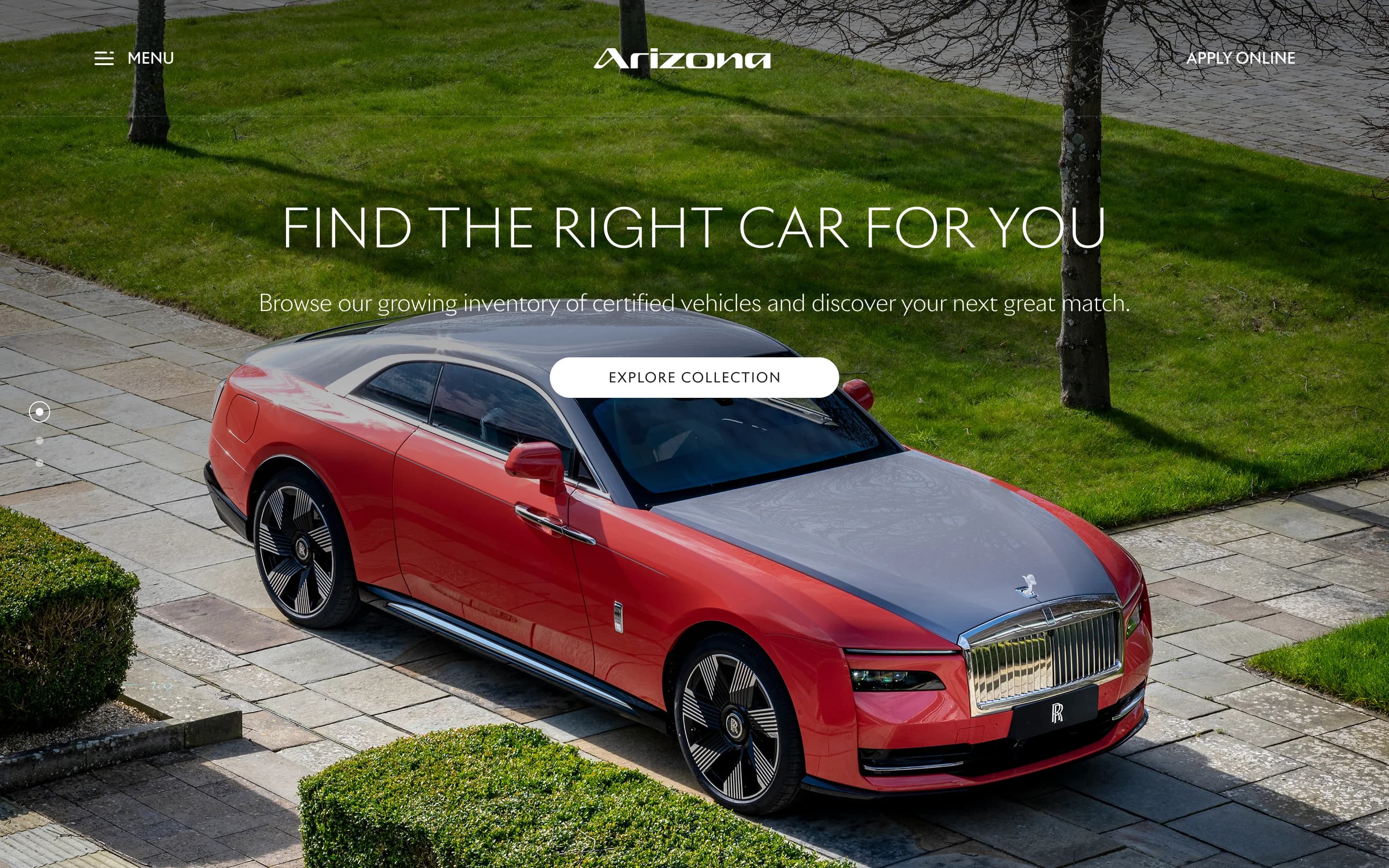 Arizona dealership website template