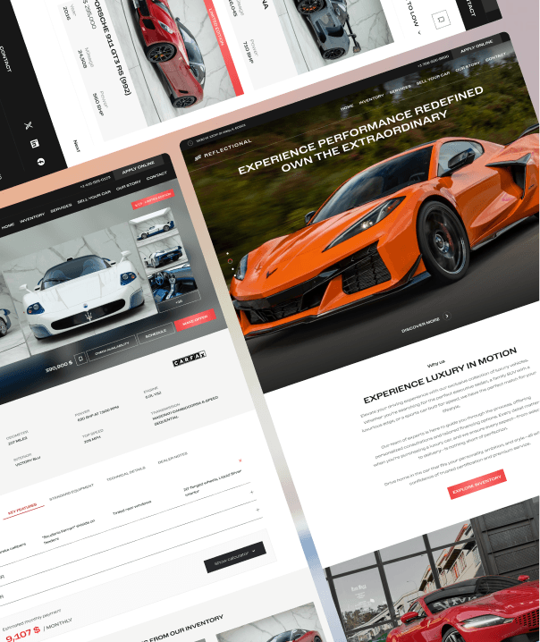 Customizable dealership website template 5