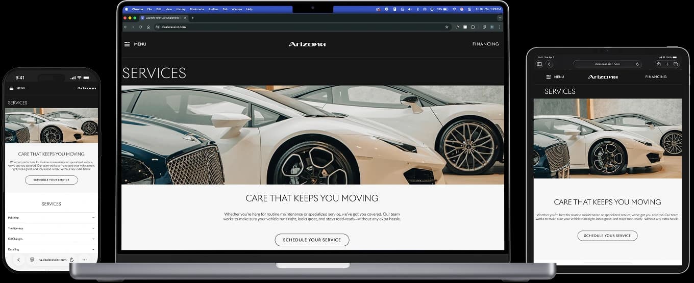 Services page